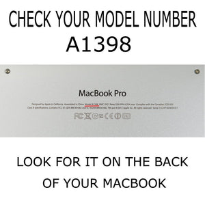 Maccesories Protector de Teclado Apple MacBook Cubierta para Teclado Cubre Teclado Cubreteclado MacBook Azul Aqua Español A1278/A1286/A1466/A1502/A1425/A1398/A1342 MacBook Pro 13-15 Pro Retina 13-15 White Unibody o Air 13