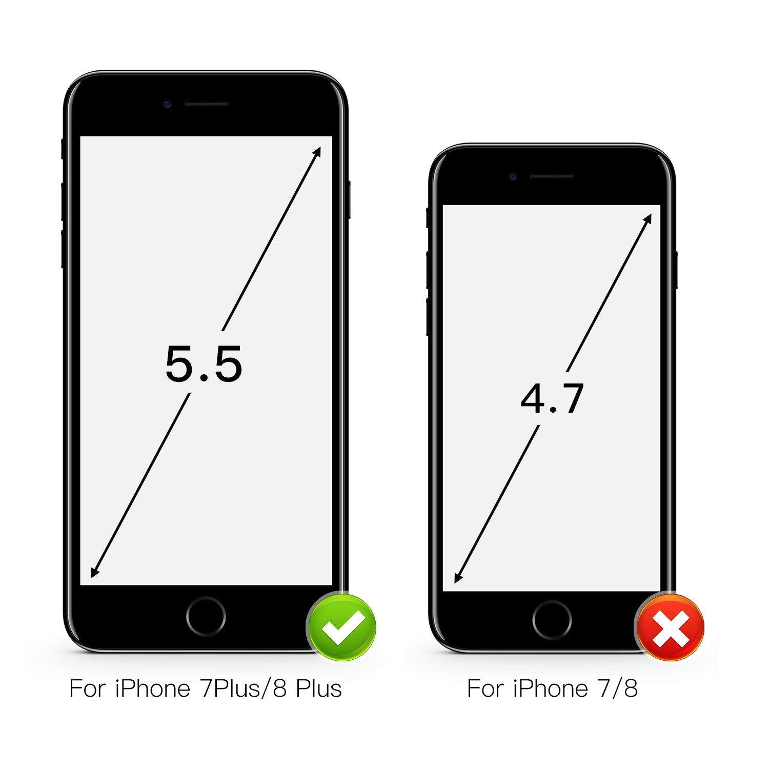 ZOFEEL Funda para iPhone 7 Plus iPhone 8 Plus, Absorción de Choque Resistente y diseño de Fibra de Carbono Funda Case para iPhone 7 Plus iPhone 8 Plus Negro Mate (iPhone 7 Plus/iPhone 8 Plus)