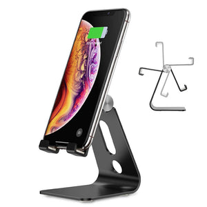 Soporte para Celular CHOETECH,Base para Celular Smartphone Telefono Ajustable Universal Porta Celular Plegable para iPhone 11 Pro Max/X/8/XR,Samsung S10 Plus,Xiaomi,huawei y 3.5-8.4 pulgadas tabletas