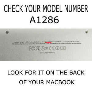 Maccesories Protector de Teclado Apple MacBook Cubierta para Teclado Cubre Teclado Cubreteclado MacBook Azul Aqua Español A1278/A1286/A1466/A1502/A1425/A1398/A1342 MacBook Pro 13-15 Pro Retina 13-15 White Unibody o Air 13