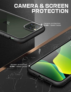 SUPCASE Funda iPhone 11 Pro Max 2019 Case Premium Case iPhone 11 Pro Max Funda Protectora Transparente [Unicorn Beetle Style] para iPhone 11 Pro Max (6.5 Pulgadas) 2019 (Negro)