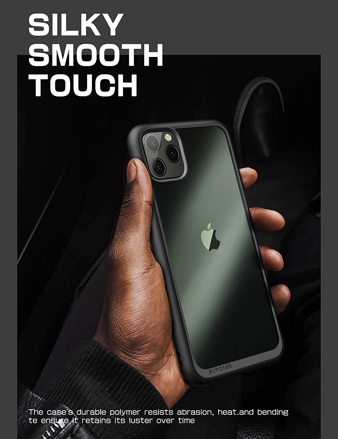 SUPCASE Funda iPhone 11 Pro Max 2019 Case Premium Case iPhone 11 Pro Max Funda Protectora Transparente [Unicorn Beetle Style] para iPhone 11 Pro Max (6.5 Pulgadas) 2019 (Negro)