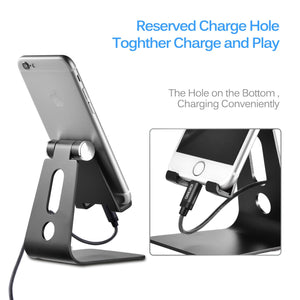 Soporte para Celular CHOETECH,Base para Celular Smartphone Telefono Ajustable Universal Porta Celular Plegable para iPhone 11 Pro Max/X/8/XR,Samsung S10 Plus,Xiaomi,huawei y 3.5-8.4 pulgadas tabletas
